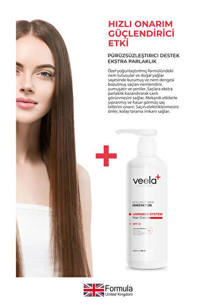 Zayıflamış Saçlar Için Durulanmayan Yenileyici Bakım Kremi - Unrinsed System Hair Cream