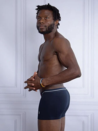 Us Polo Assn us Polo Assn Erkek Bordo - Lacivert - Gri Melanj 3 Lü Boxer 80328 BORDO-LACİVERT-GRİ