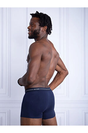 015 Erkek Compact 3'lü Ekonomik Paket Penye Boxer Siyah-lacivert-gri Renk