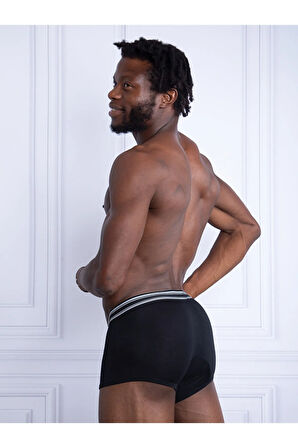 051 Erkek Mikro Modal Kemerli Boxer