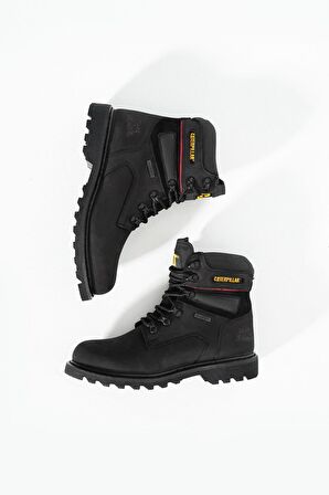 Caterpillar Black Nubuk Hakiki Deri Erkek Bot & Bootie CAT1111136301