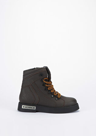 Melfi Kadın Kahverengi Baskılı Deri Bot