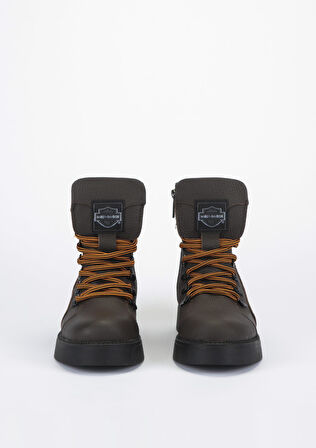 Melfi Kadın Kahverengi Baskılı Deri Bot