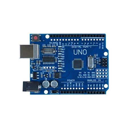 Robotistan Arduino UNO R3 Klon USB Kablo Hediyeli - (USB Chip CH340)