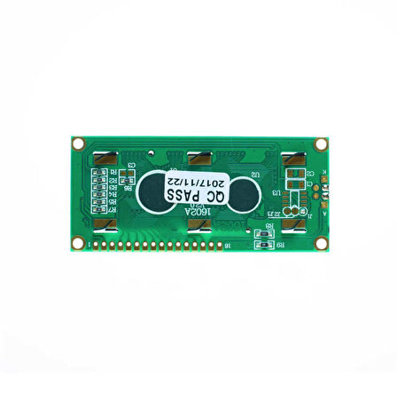 Robotistan 2x16 LCD Ekran - Yeşil Üzerine Siyah