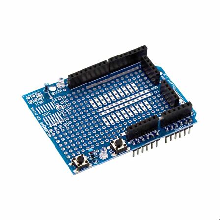 Robotistan Mini Breadboardlu Arduino UNO R3 Proto Shield Kiti
