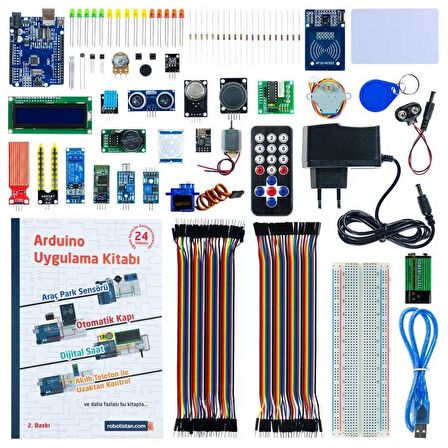 Robotistan Arduino Uyumlu Proje Seti - Full Set - Kitaplı ve Videolu