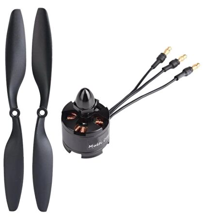 EMAX Multicopter motoru MT2213 (Prop1045 Combo ile) 935KV CW