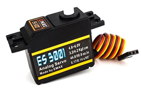 RC Modeli için Emax ES3001 37g Plastik Analog Servo