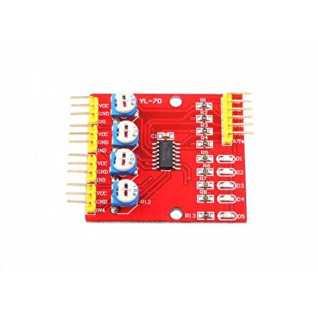 Robotistan 4'lü Çizgi İzleyen Sensör Seti - 4 Way Tracking Module