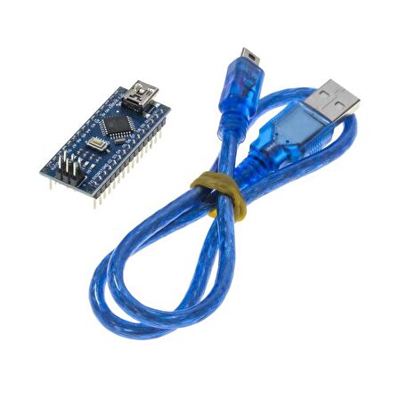 Robotistan Arduino Nano Klon USB Kablo Hediyeli (USB Chip CH340)