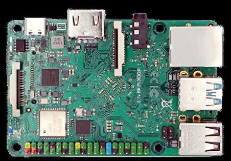 Rock Pi 4B+ Geliştirme Kartı - 2GB DDR4 16GB EMMC