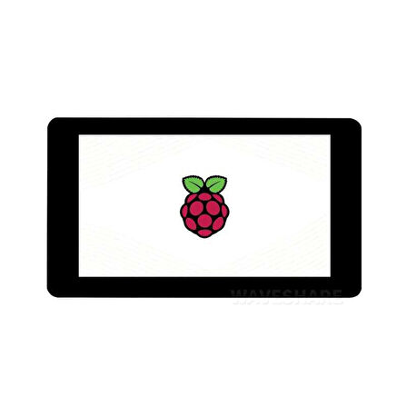 Raspberry Pi için 7inç Kapasitif Dokunmatik LCD Ekran Modülü - DSI Arayüz - 1024x600 Piksel IPS