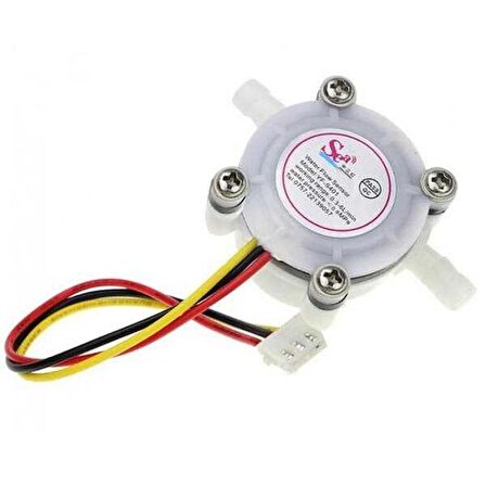 Su Akış Sensörü YF-S401 Debimetre 0.3-6L/Min 3.5mm - Beyaz