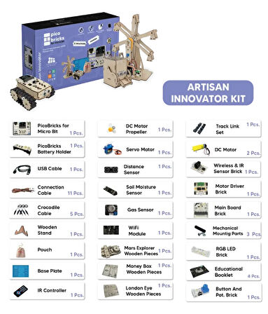 PicoBricks Micro:Bit Artisan Innovator Kit