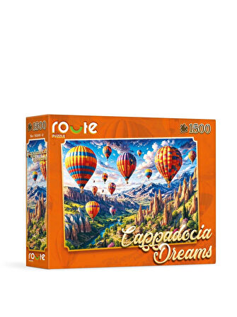 Puzzle 1500 Parça – Cappadocia Dreams | Kapadokya Balon Manzaralı Puzzle