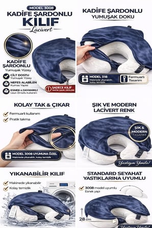 Armegeda Seyahat Boyun Yastığı Kılıfı