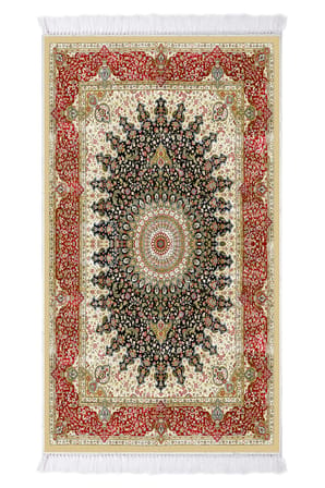 Dekoreko Inci Halı Dijital Saçaklı 1830 Desen 1