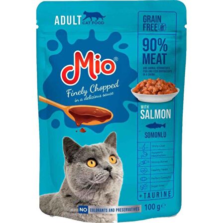 Mio Kedi Yaş Mama Somonlu 100 Gr