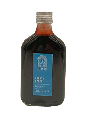 Ashnan Aronya Özütü 270g (Aronia) Soğuk Pres Vakum Kazan Sistemi Üretim