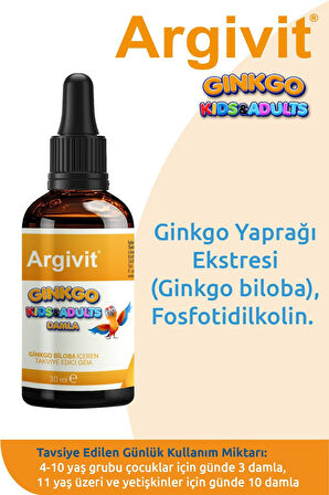 Gınkgo Bıloba 30 Ml Damla