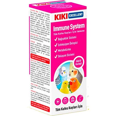 KIKI Excellent Kuşlar İçin Immune System 25 ML