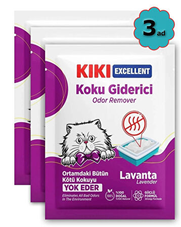 - Kedi Kumu Koku Giderici  - 25gr * 3 ad Lavanta Kokulu