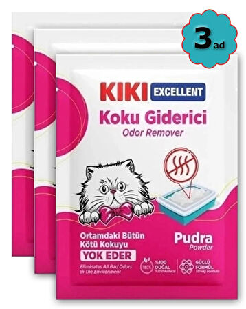 - Kedi Kumu Koku Giderici  - 25gr * 3 ad Pudra Kokulu