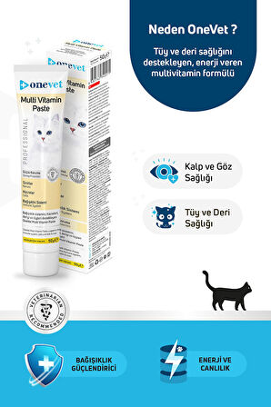 Multivitamin Macun 50 gr | Bağışıklık Destekleyici Ve Tüy Yumağı Oluşumu Önleyici Kedi Malt Paste