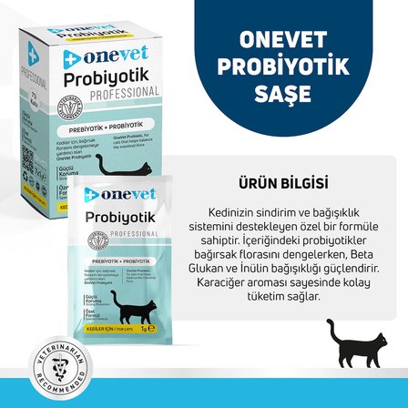  Probiyotik Şase Kediler Için Sindirmeye Yardımcı Takviye Vitamini 7 Adet 1 Gr