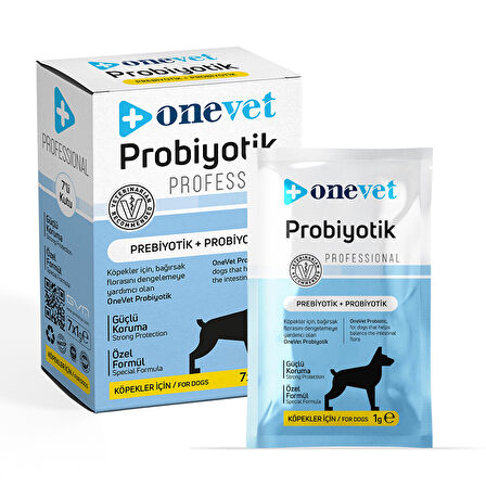 OneVet Probiyotik Şase Köpekler Için Sindirim Ve Bağışıklık Desteği Takviye Vitamini 7x1gr