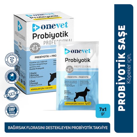 Probiyotik Şase Köpekler Için Sindirmeye Yardımcı Takviye Vitamini 7 Adet 1 Gr