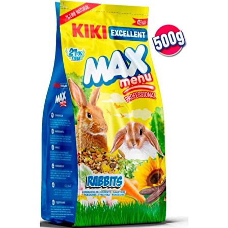 KIKI Excellent Max Menu Tavşan Yemi 500 Gr