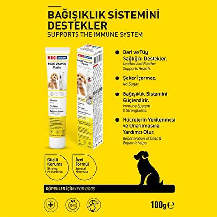 Kıkı Excellent Köpek Multi Vitamin Paste Macun 100 Gr. KD301