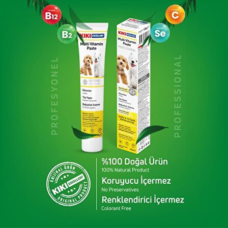 Kıkı Excellent Köpek Multi Vitamin Paste Macun 100 Gr. KD301