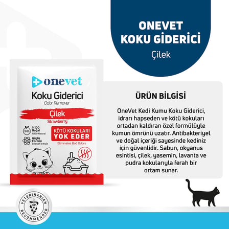 Kedi Kumu Koku Giderici Çilekli 15 Adet 25 Gr