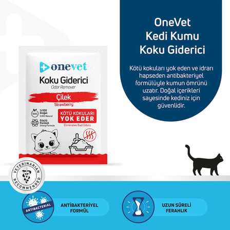 Kedi Kumu Koku Giderici Çilekli 15 Adet 25 Gr