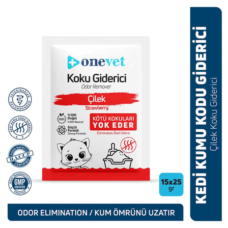 Kedi Kumu Koku Giderici Çilekli 15 Adet 25 Gr
