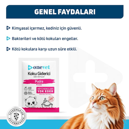 Kedi Kumu Koku Giderici Pudralı 15 Adet 25 Gr