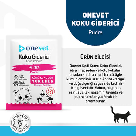 Kedi Kumu Koku Giderici Pudralı 15 Adet 25 Gr