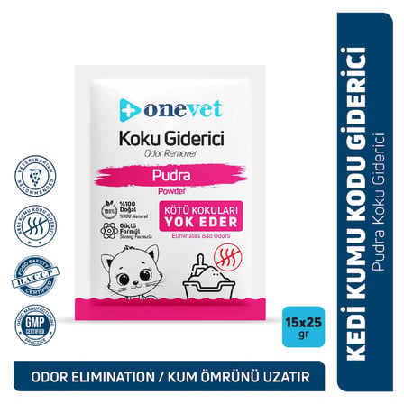 Kedi Kumu Koku Giderici Pudralı 15 Adet 25 Gr