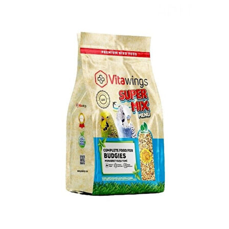 Vitawings Süper Ballı Muhabbet Kuş Yemi 400 Gr