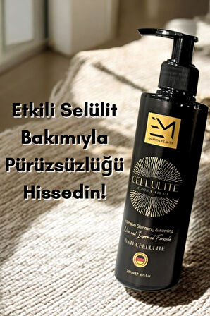 Selülit Kremi - 200 ml - Profesyonel Sıkılaştırıcı Kafein Ve Doğal Özler İçerir