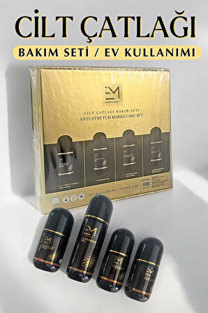 Çatlak Kremi Seti - 4'lü Set - Çatlak İzlerine Karşı Premium Bakım - Evde ve Profesyonel Kullanım