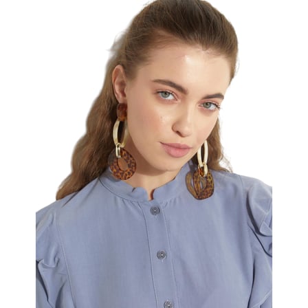 Farbalalı Katlı Elbise KAY.VV-A23-93005