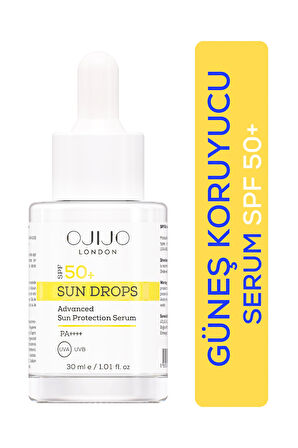 Spf 50 Leke Karşıtı Yüksek Korumalı Yüz Ve Vücut Güneş Kremi - Sun Drops Güneş Serumu 30 ml