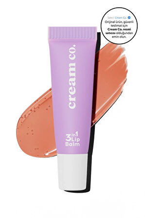 Nemlendirici Parlatıcı 3in1 Lip Balm | Dudak Bakım | Sugar Cookie Bej | Hyaluronik Asit Seramid
