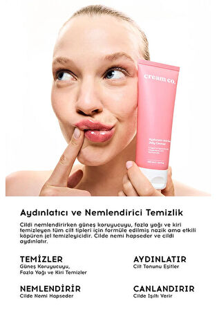 Cream Co. Hyaluronic Acid Glow Jelly Cleanser 100 ml