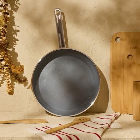 Bonera Kızartma Tenceresi - Krem - 22 cm
