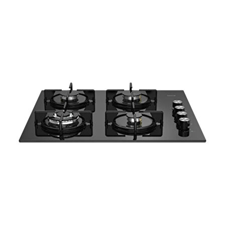 Tecna 8402 60 cm Siyah Cam Ankastre Ocak